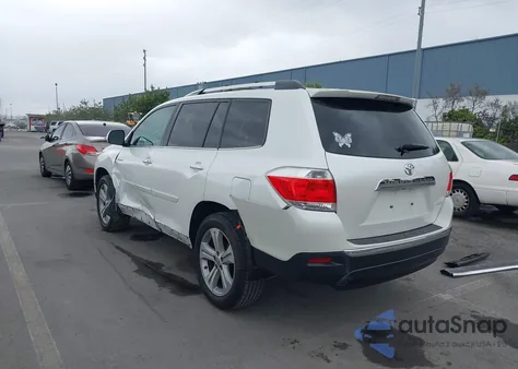 2012 Toyota Highlander Limited V6 z USA, uszkodzony, nr VIN 5TDDK3EH8CS119475